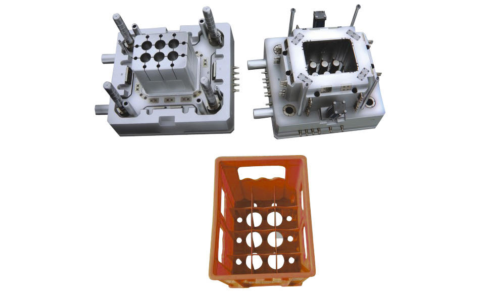 PP Plastic Beer Crate Injection Mold